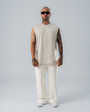 Camiseta Sin Mangas Gris Claro Essential D