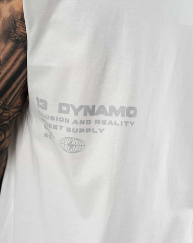 Camiseta Sin Mangas Para Hombre Blanca DYNM Ilusión