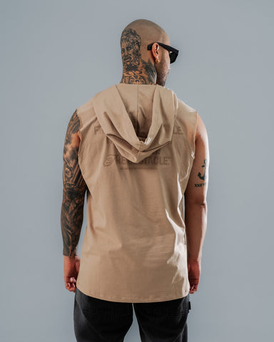 Camiseta Sin Mangas Regular Hood Beige