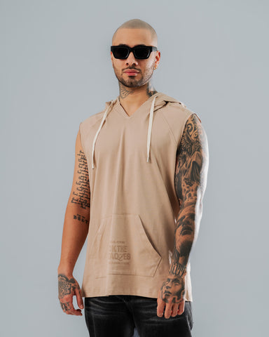 Camiseta Sin Mangas Regular Hood Beige