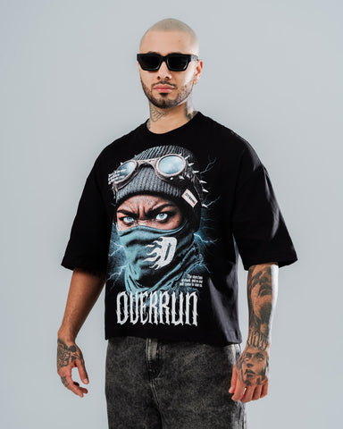 Camiseta Boxy Fit Overrun Storm