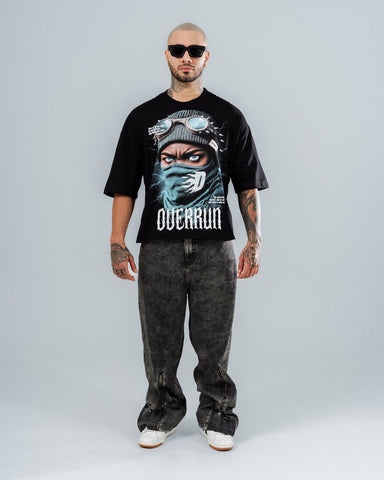 Camiseta Boxy Fit Overrun Storm