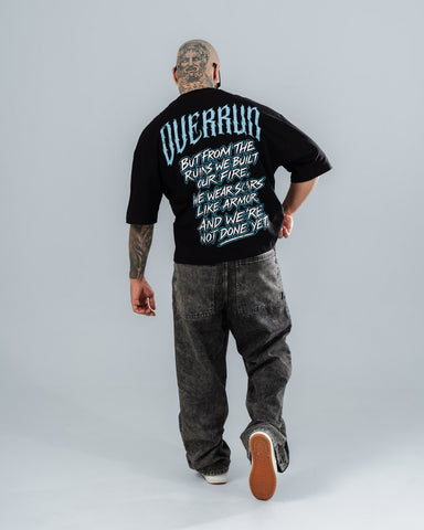 Camiseta Boxy Fit Overrun Storm