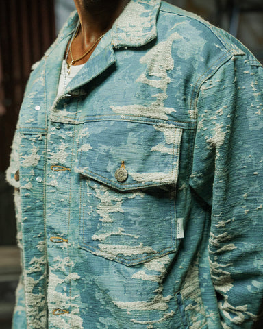 Chaqueta Denim Desgastada - Edición Born Again