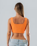 Crop Top Essential Mandarina