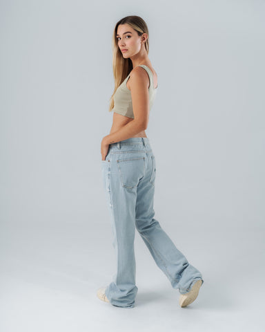 Crop Top Essential Verde Laurel