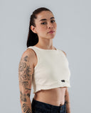 Crop Top Nacar Para Mujer Corte Imperio