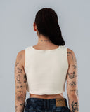 Crop Top Nacar Para Mujer Corte Imperio