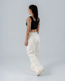 Crop Top Negro Escote Cuadrado