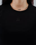 Crop Top Para Mujer Essential Black