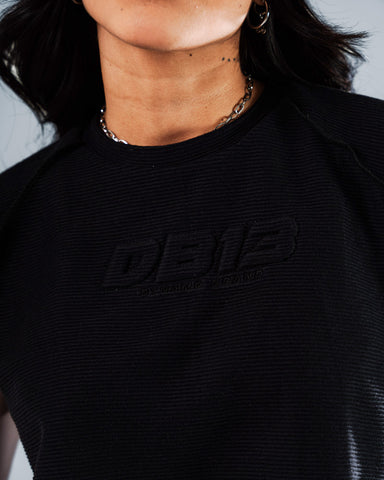 Crop Top Para Mujer Negro DB13