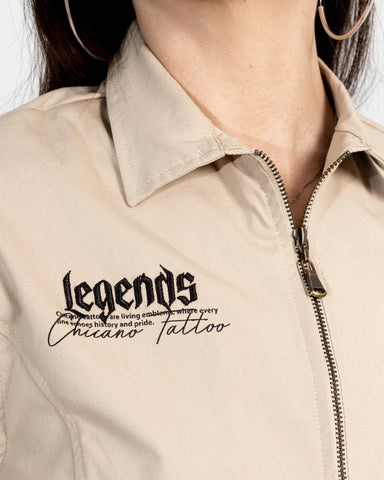 Crop Top Taupe Legends