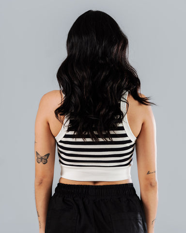 Croptop Para Mujer Negro Básico DNM