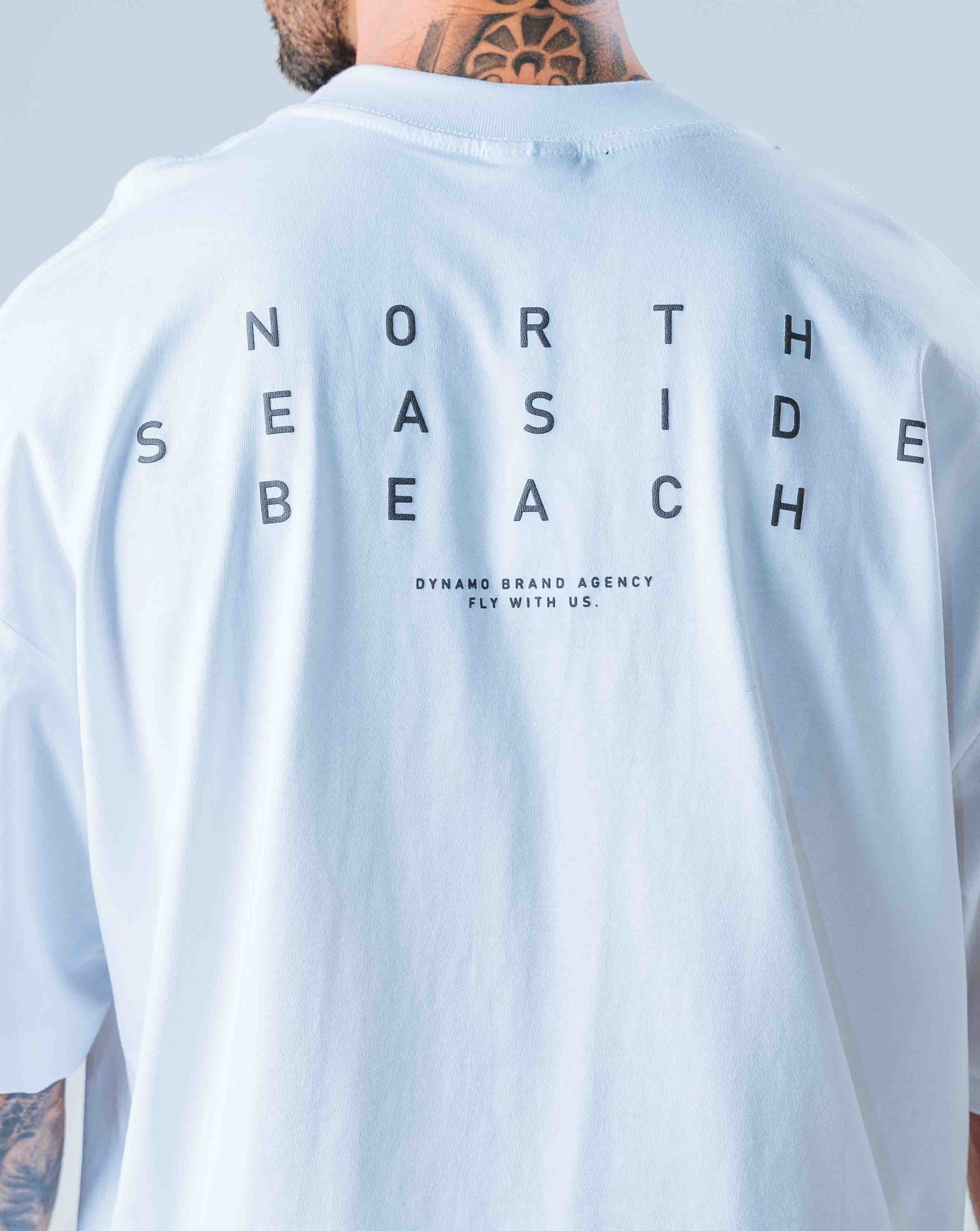 Camiseta Oversize Blanca Seaside