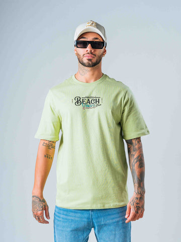 Camiseta Regular Verde Laurel B*ach