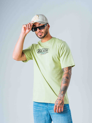 Camiseta Regular Verde Laurel B*ach