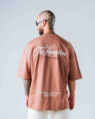 Camiseta Oversize Café Hamptons
