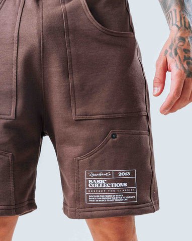 Pantaloneta Estampada Café