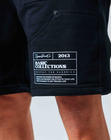 Pantaloneta Estampada Negra