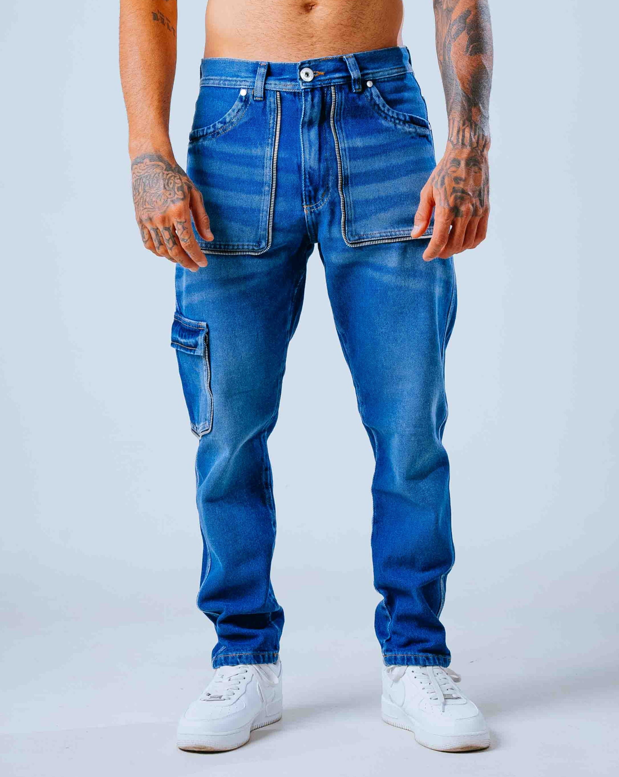Jeans Vintage Azul -  Ref 368