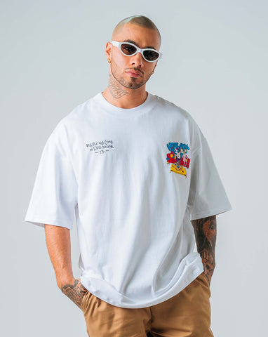 Camiseta Oversize Blanco Home Boys