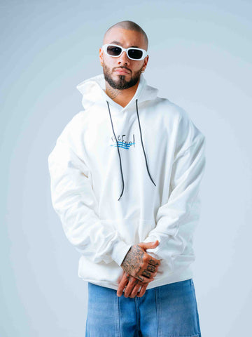 Hoodie Oversize Con Capucha Natural