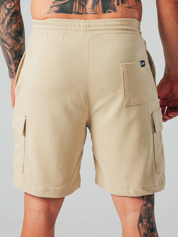 Pantaloneta Para Hombre Relax Caqui - Tela Bombon