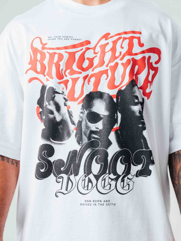 Camiseta Oversize Blanca Snoop