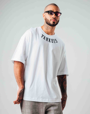Camiseta Oversize Blanca Yankees