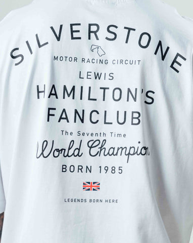 Camiseta Oversize  Blanca Fan Club