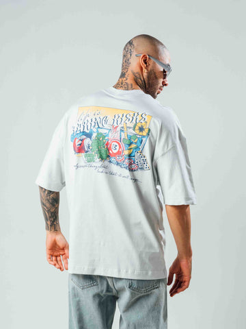 Camiseta Oversize Blanca Gray