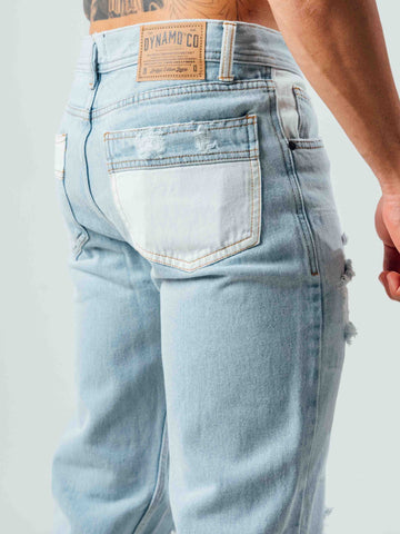 Jeans Regular Azul Claro - Ref 382