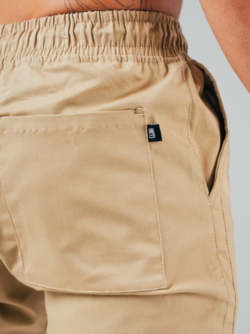 Jogger Para Hombre Clásico Beige