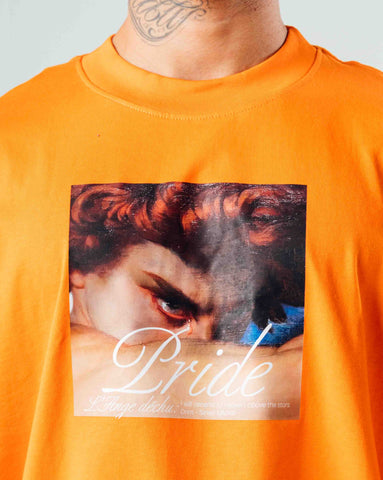 Camiseta Oversize Naranja Pride