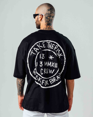 Camiseta Oversize Negra Desire