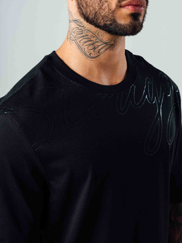 Camiseta Regular Negra Struggle