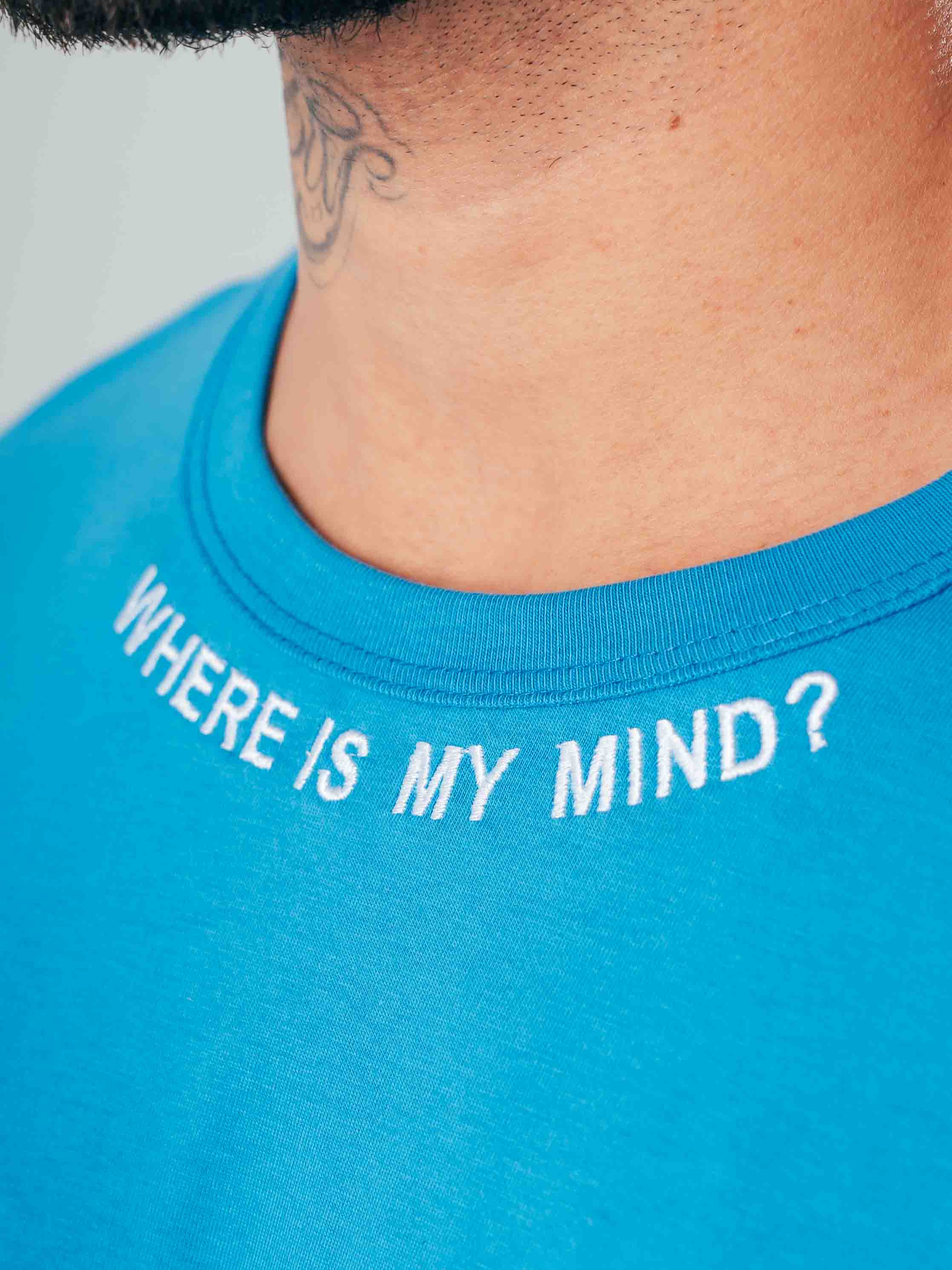 Camiseta Oversize Azul Mind