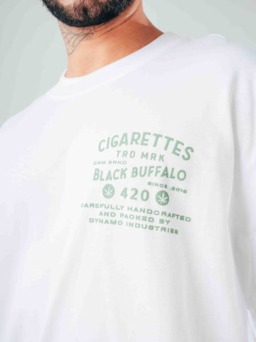Camiseta Oversize Blanca Cigarettes