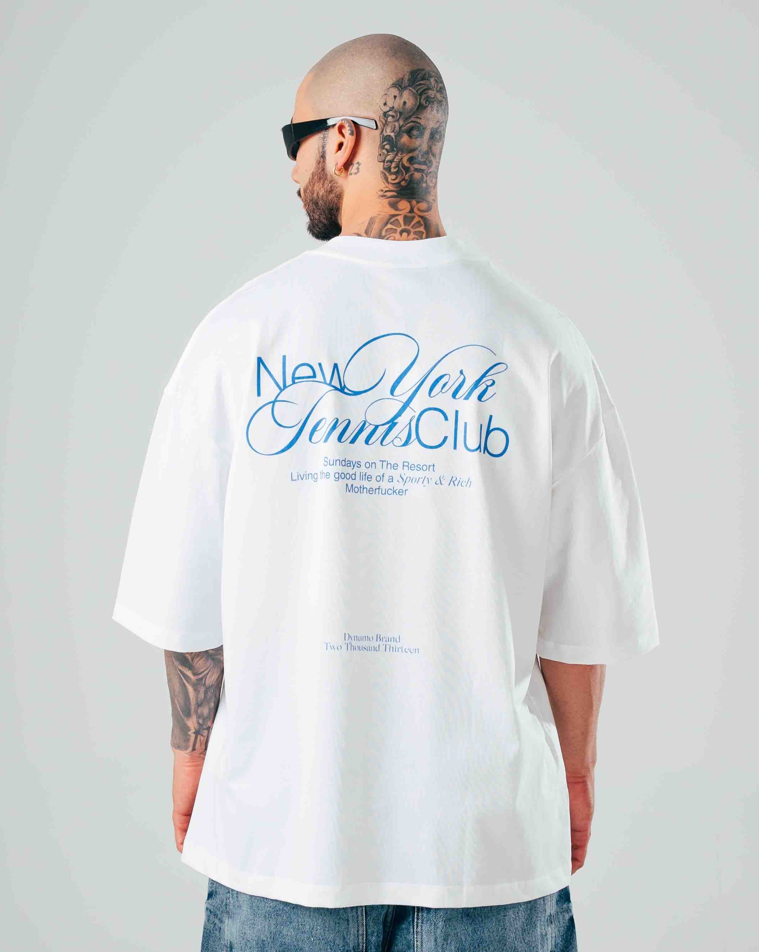 Camiseta Oversize Blanca New York