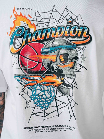 Camiseta Regular Blanca Champion NBA