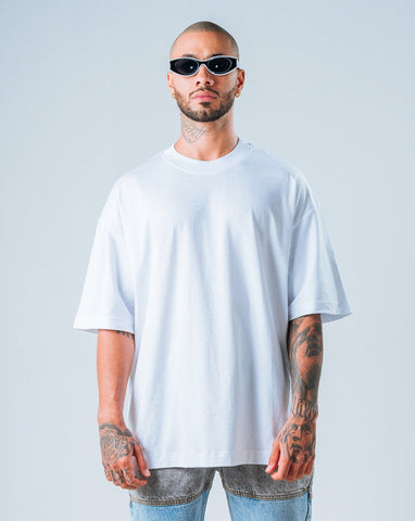 3 Camisetas Básicas Oversize - Pack x3 Silver