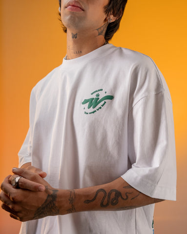 Camiseta Box fit Blanca - Edición We*dland