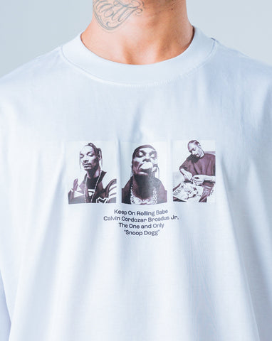 Camiseta Oversize Blanco Rolling