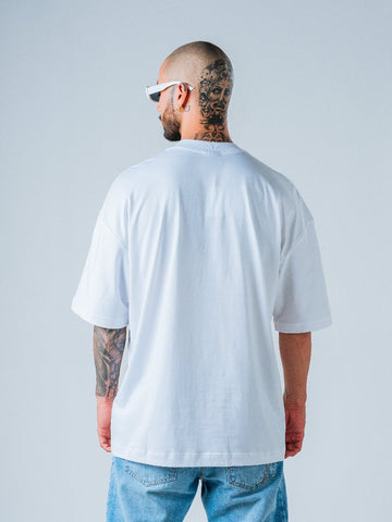 Camiseta Oversize Blanco Rolling