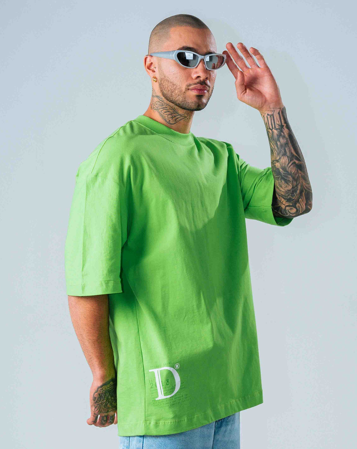 Camiseta Oversize Verde DNM