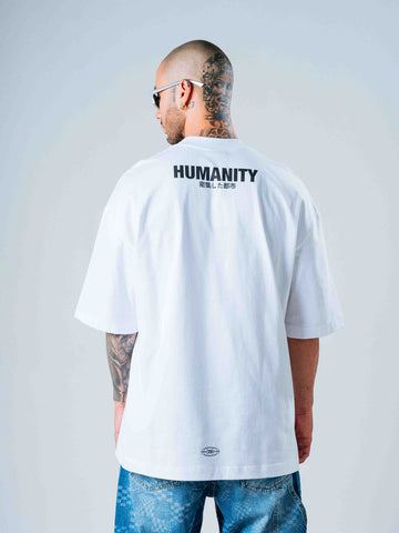Camiseta Oversize Blanco Medusa