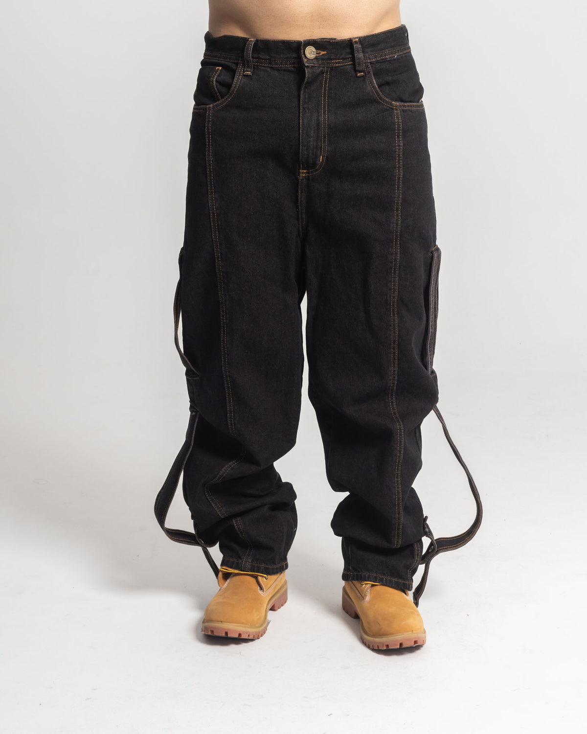 Jeans Baggy Utility Strap