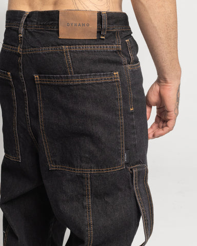 Jeans Baggy Utility Strap