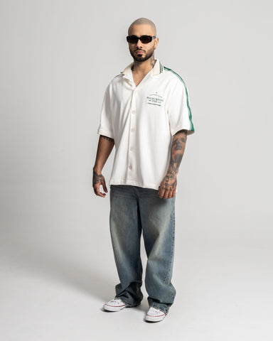 Camisa Oversize Ivory Graphic