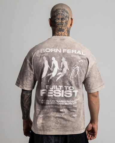 Camiseta Oversize Feral Wash